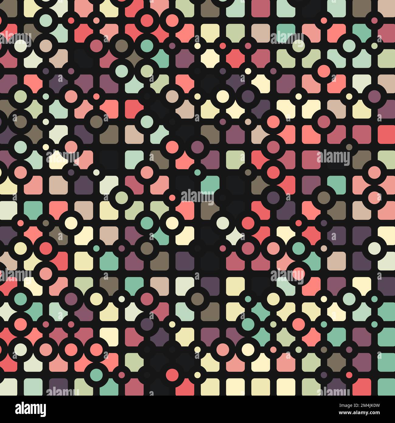 Color checkered squares background generative pattern illustration ...
