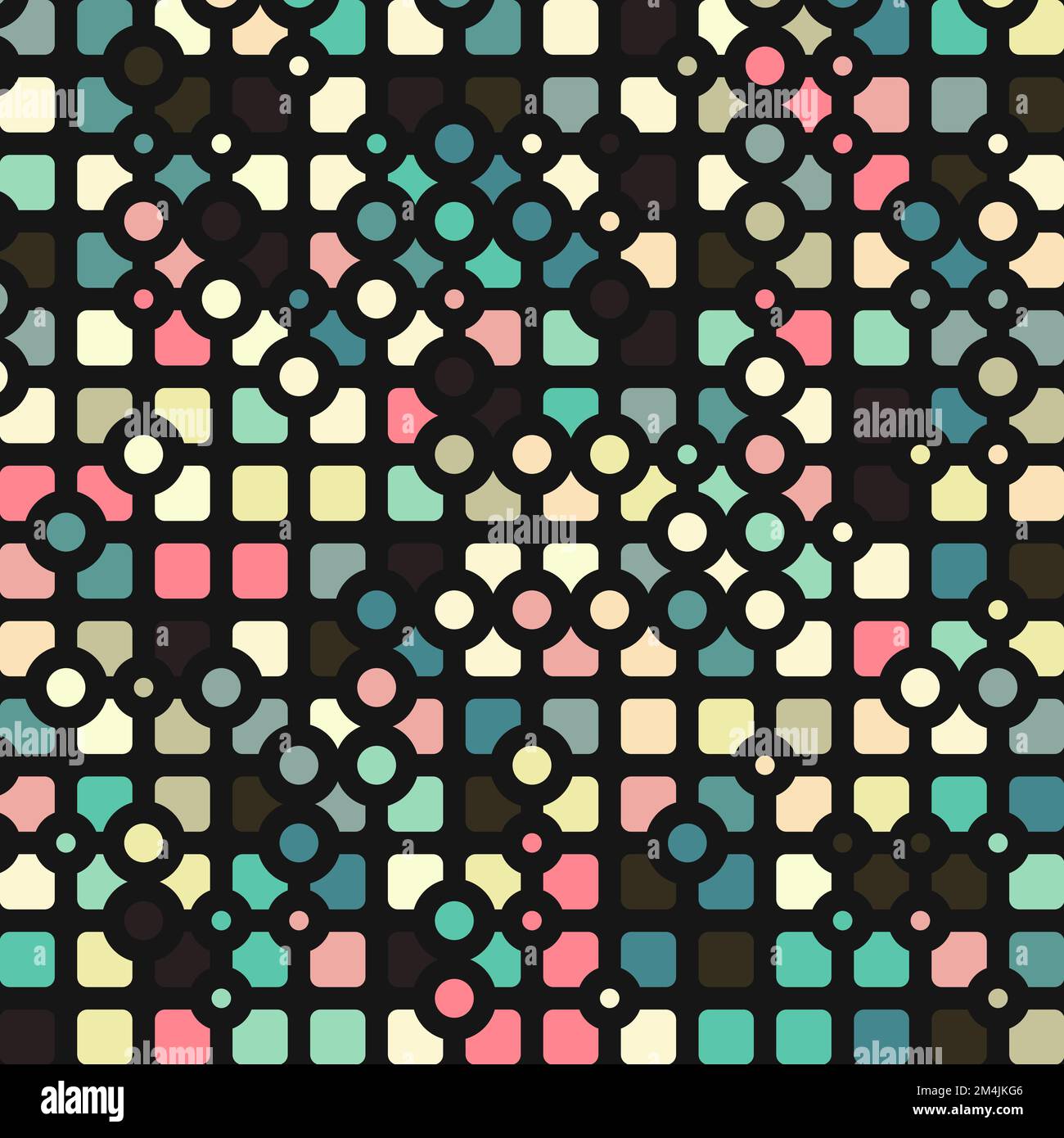 Color checkered squares background generative pattern illustration ...