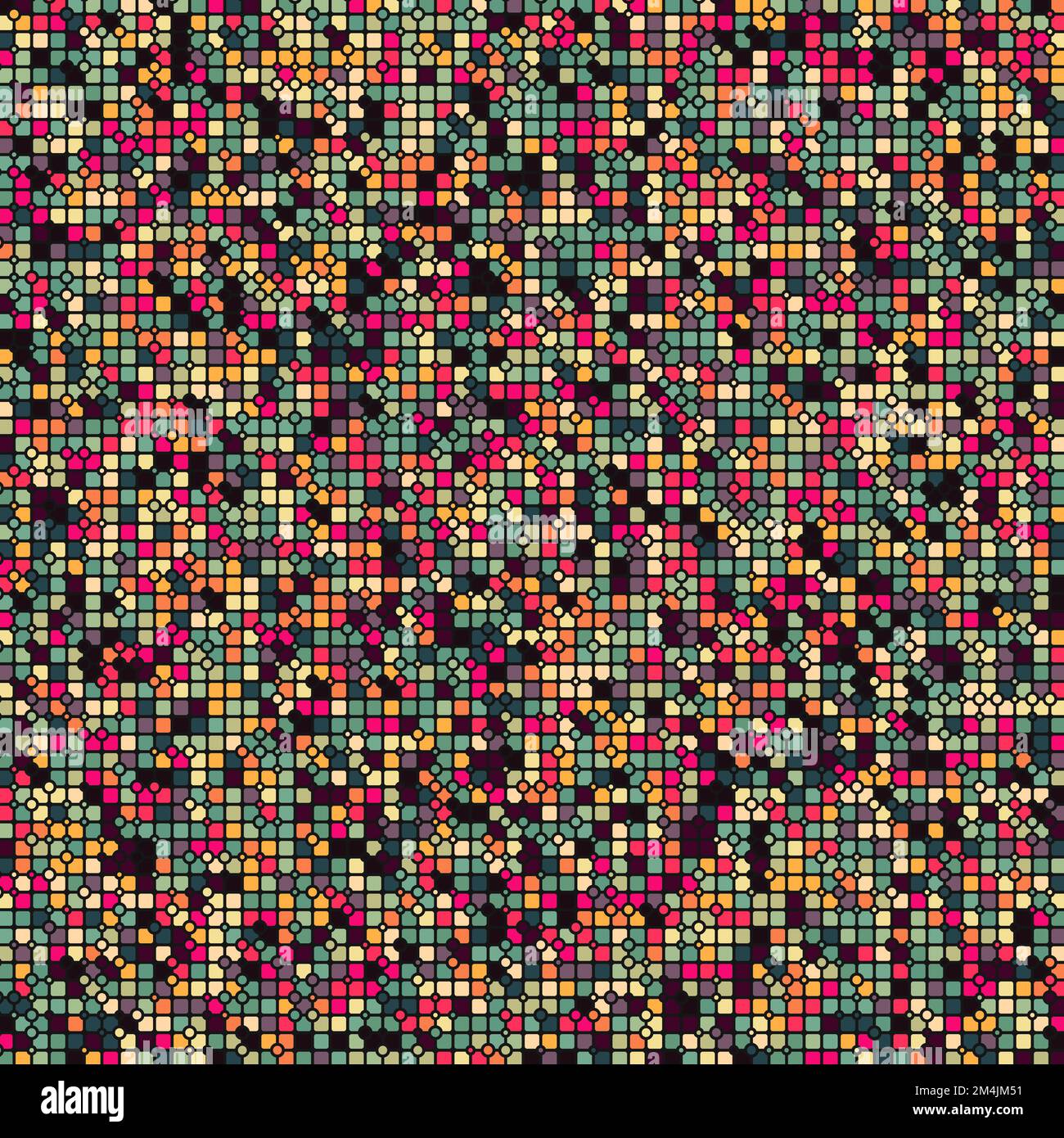 Colorful Checked Background Color checkered squares background generative pattern illustration ...