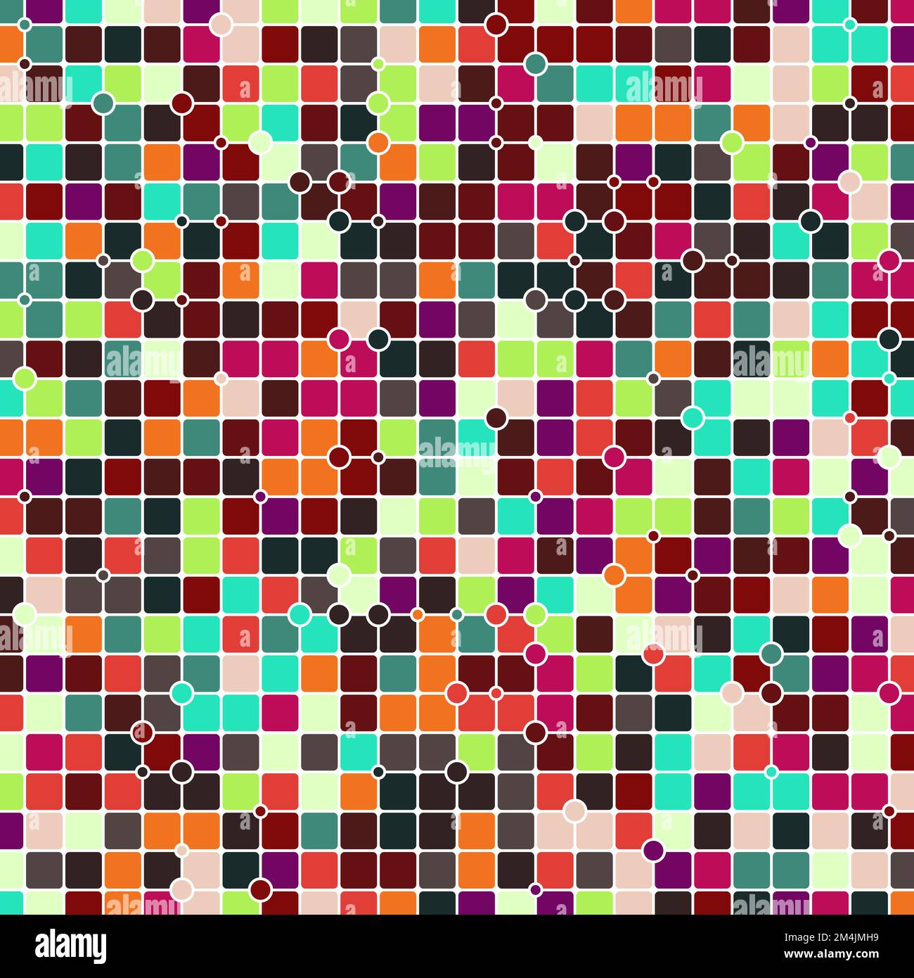 Color checkered squares background generative pattern illustration ...