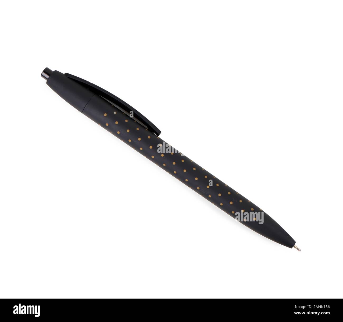 Black pen isolated on white background Stock Photo - Alamy