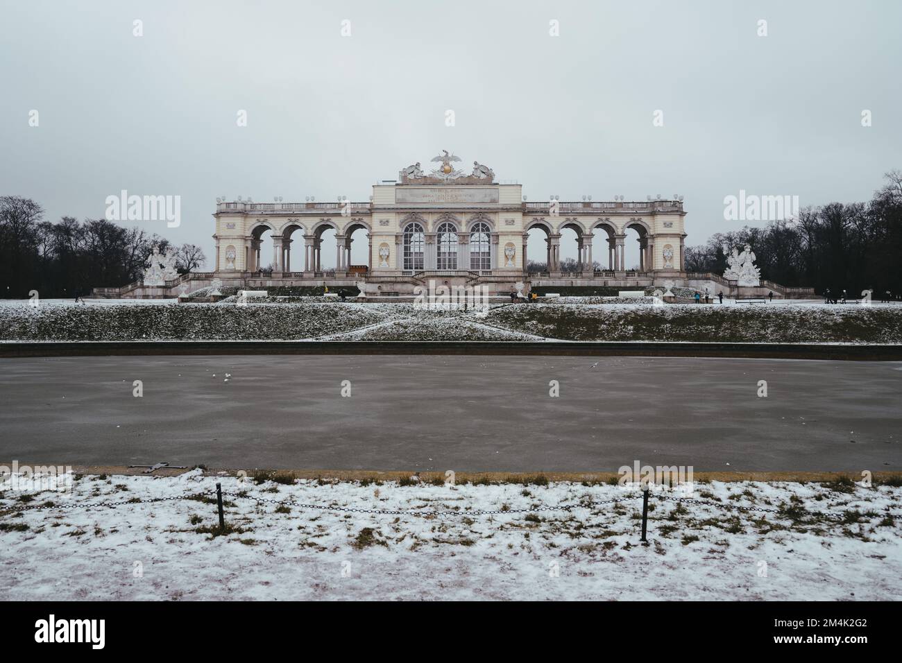 Wien, 16.12.2022: Schloss Schönbrunn Stock Photo