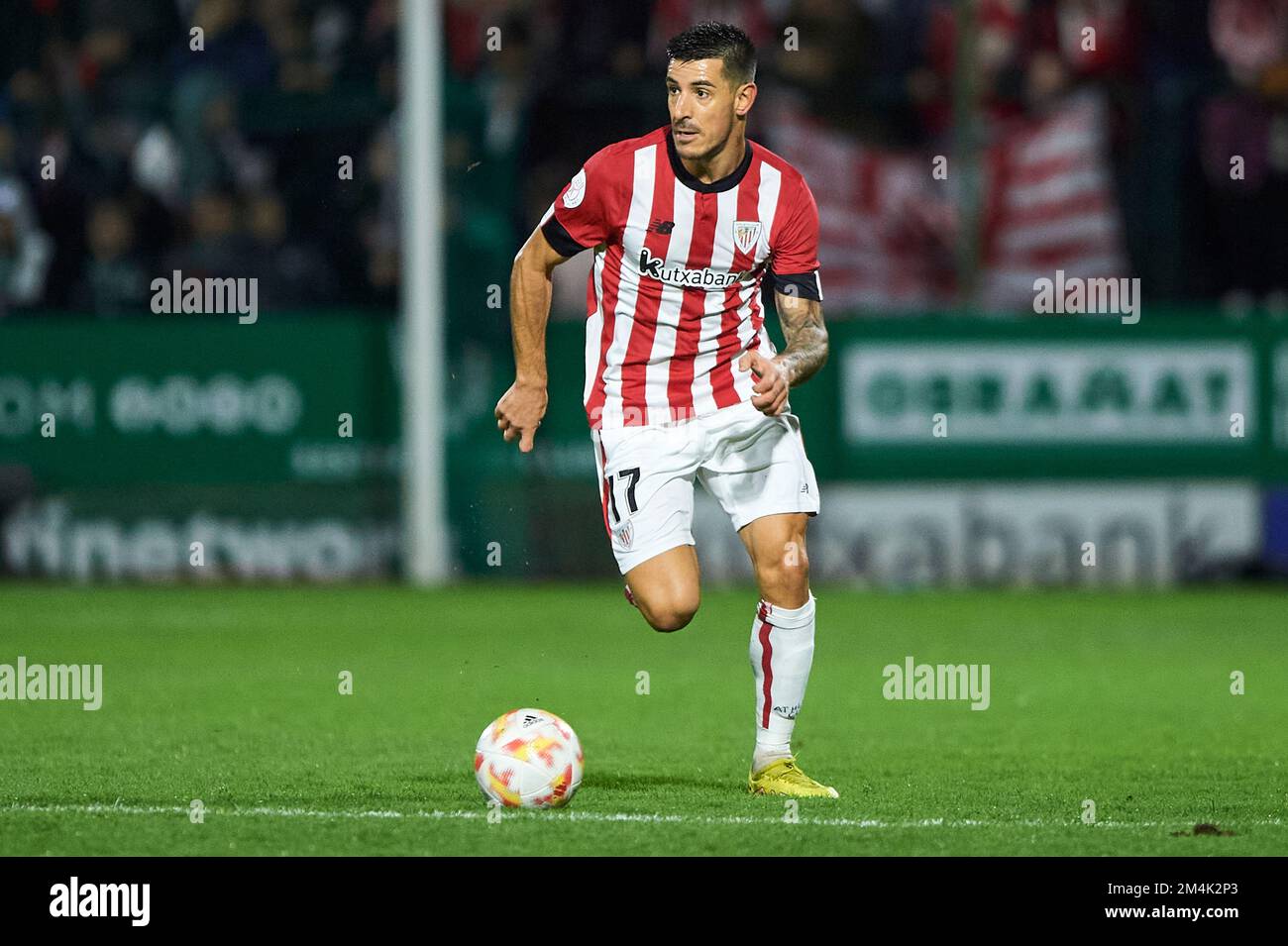 Yuri Berchiche of Athletic Club during the Copa SM El Rey match between Sestao River Club and Athletic Club at Las Llanas Stadium on November 20, 2022 Stock Photo