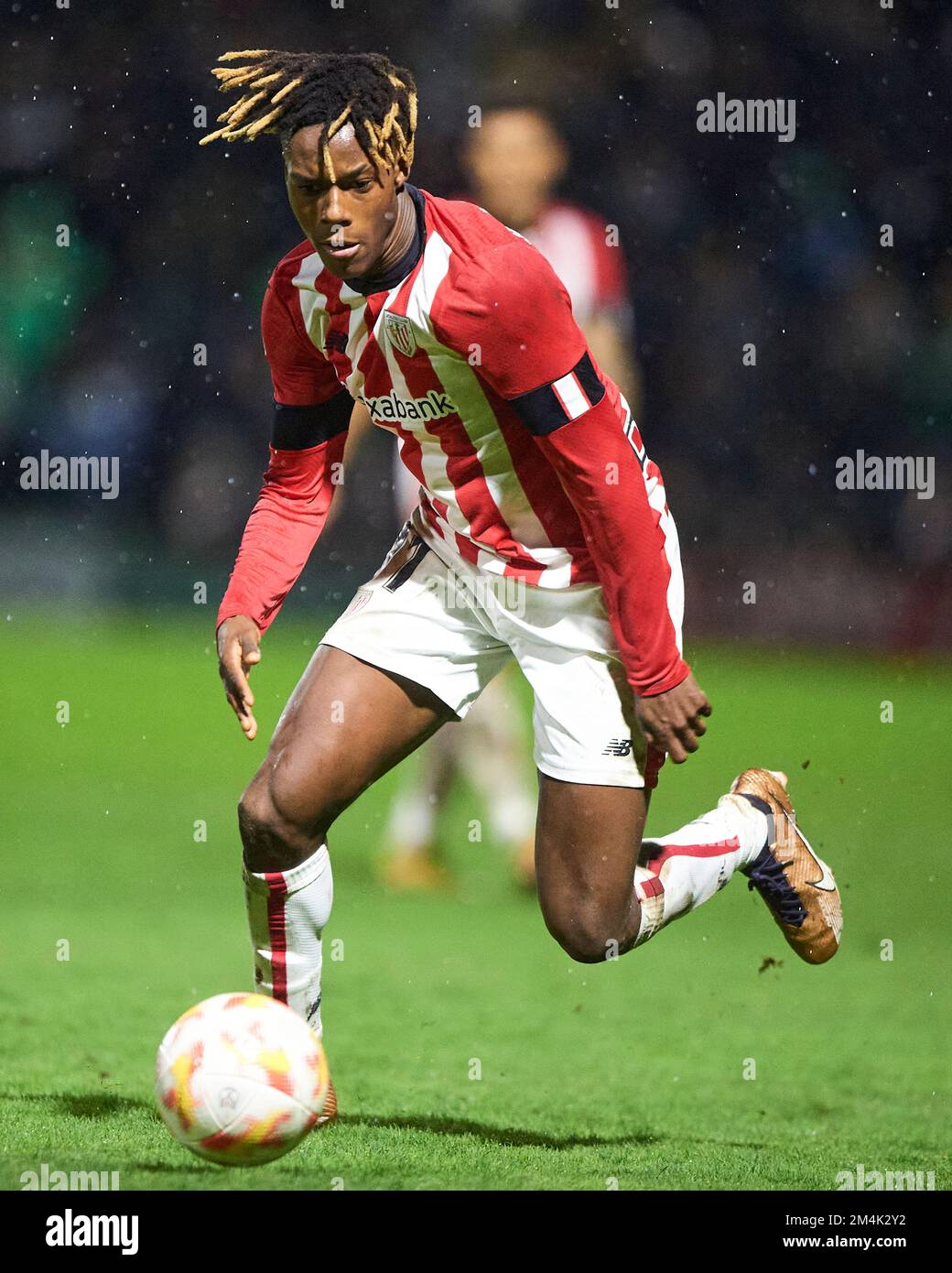 Nico Williams of Athletic Club during the Copa SM El Rey match between  Sestao River Club and Athletic Club at Las Llanas Stadium on November 20,  2022 Stock Photo - Alamy