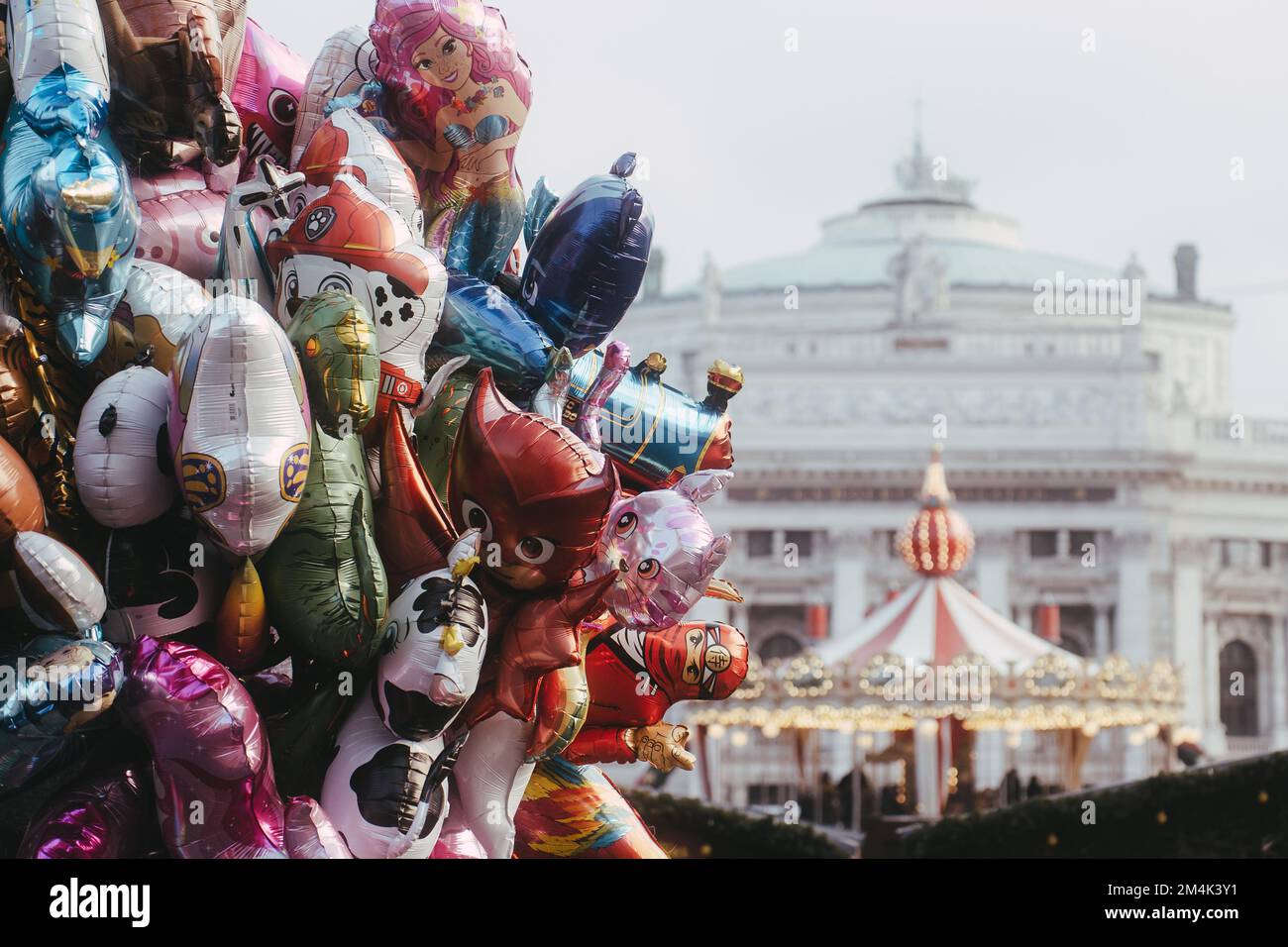 arbeit auf weihnachtsmarkt