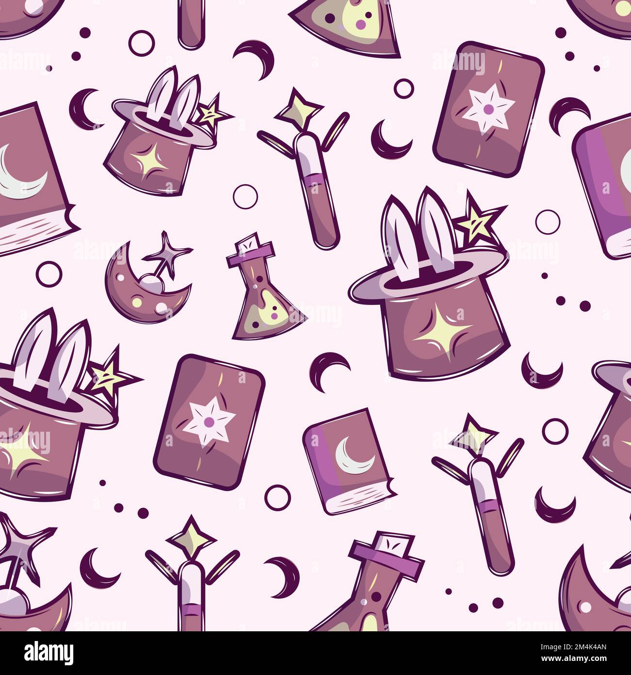 Magic hat rabbit pattern hi-res stock photography and images - Alamy