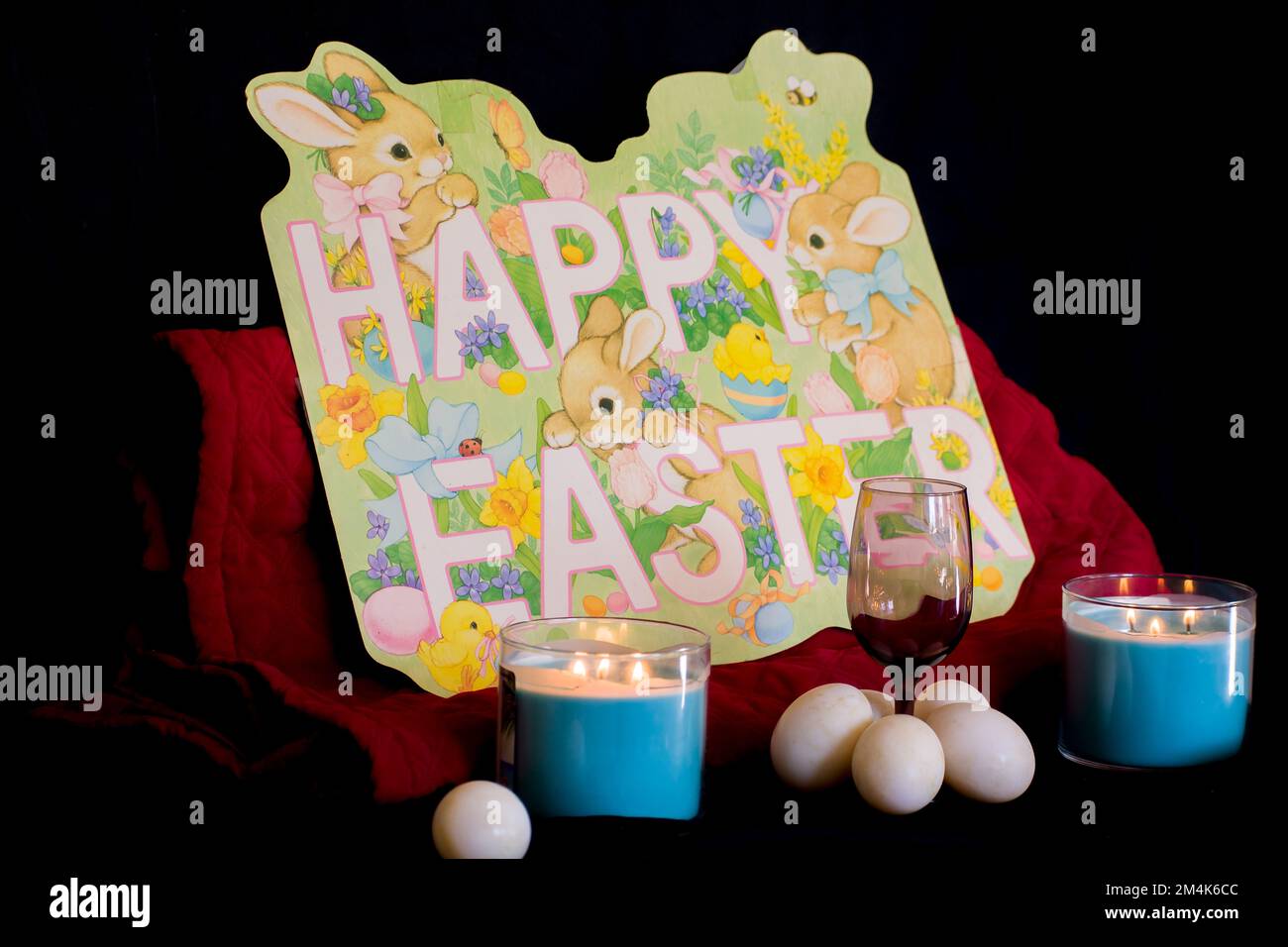 Easter holiday decorations Stock Photo