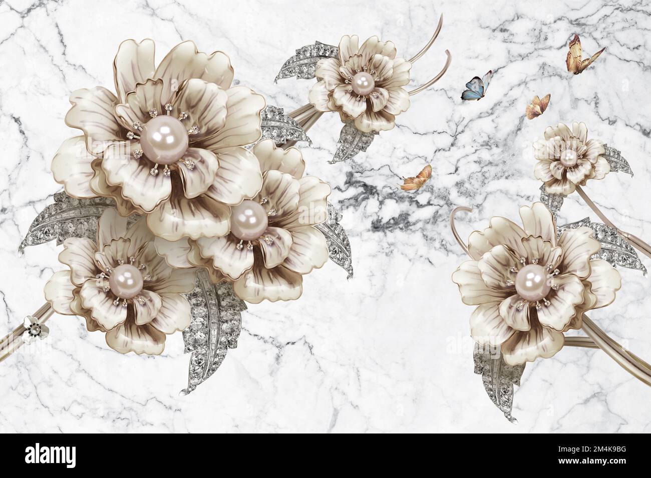 3D High Decoration Background Wallpaper Stock Photo - Alamy