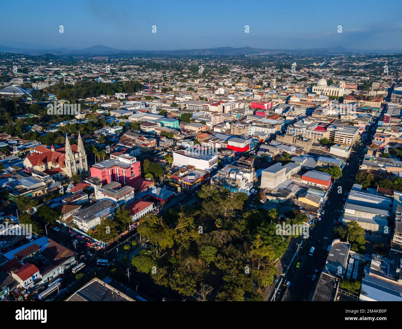 Beautiful aerial view of the City
