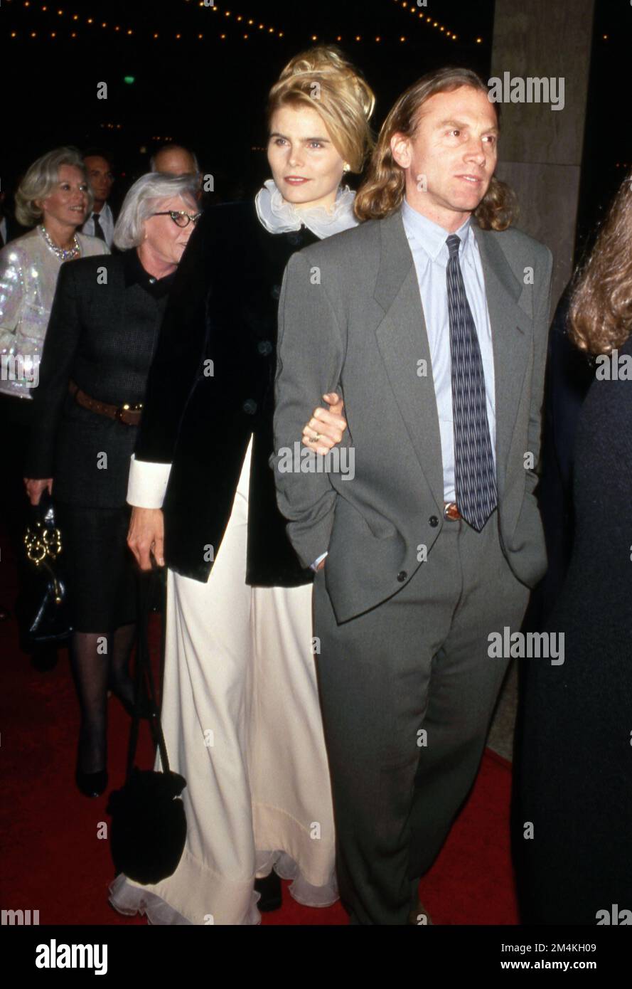 Mariel Hemingway and Stephen Crisman at the Sunset Boulevard Premiere at Shubert Theatre on  November 30, 1993 Credit: Ralph Dominguez/MediaPunch Stock Photo