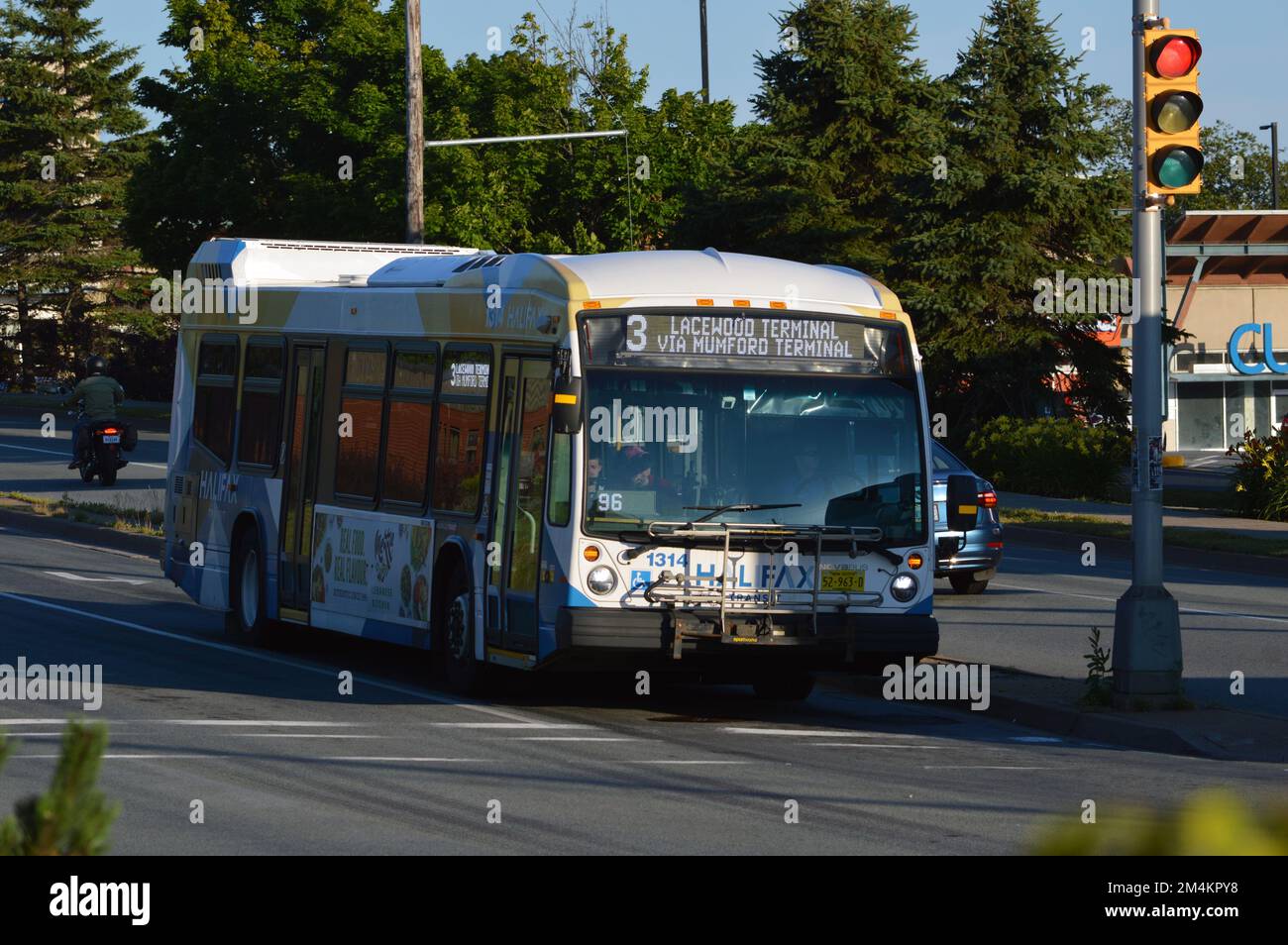 Halifax Transit route 3 bus on Mumford Road in Halifax, Nova Scotia, Canada Stock Photo Alamy