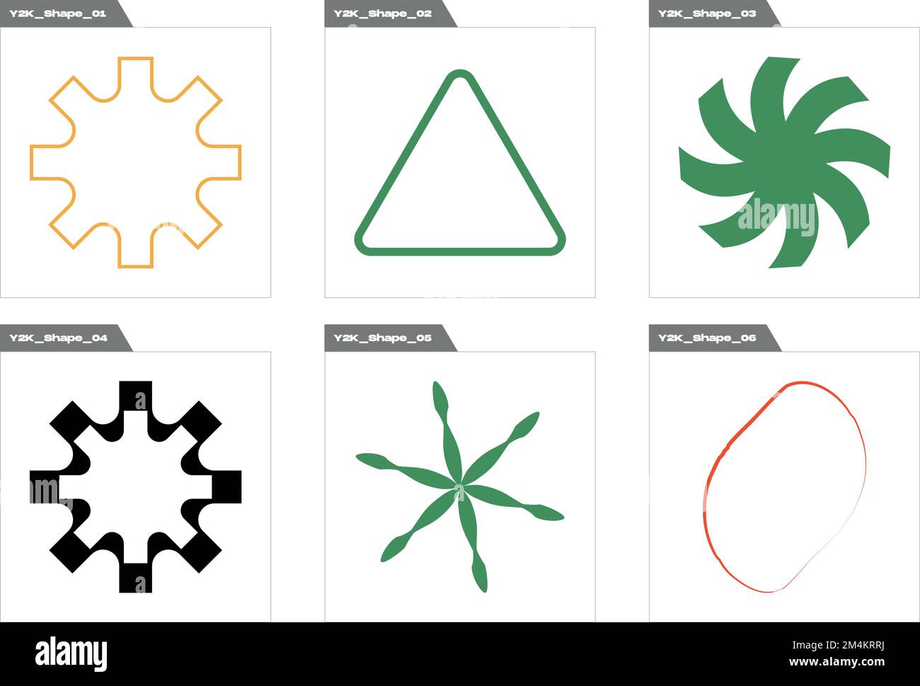 Vector Graphic Assets Set. Big collection of abstract graphic geometric ...