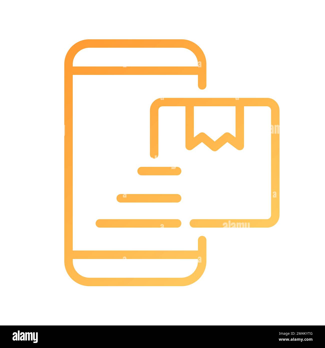 Online delivery service pixel perfect gradient linear vector icon Stock Vector