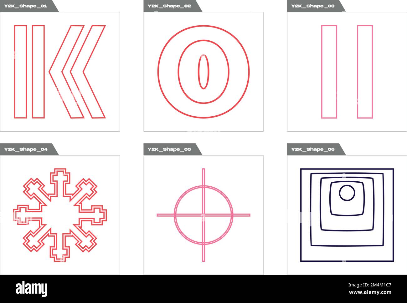 Vector Graphic Assets Set. Large set of retro objects for design