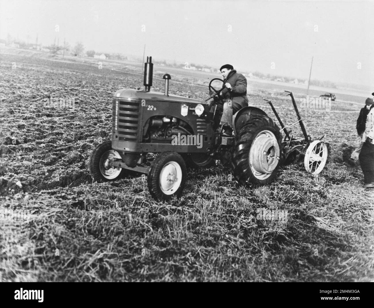 French tractors Black and White Stock Photos & Images Alamy