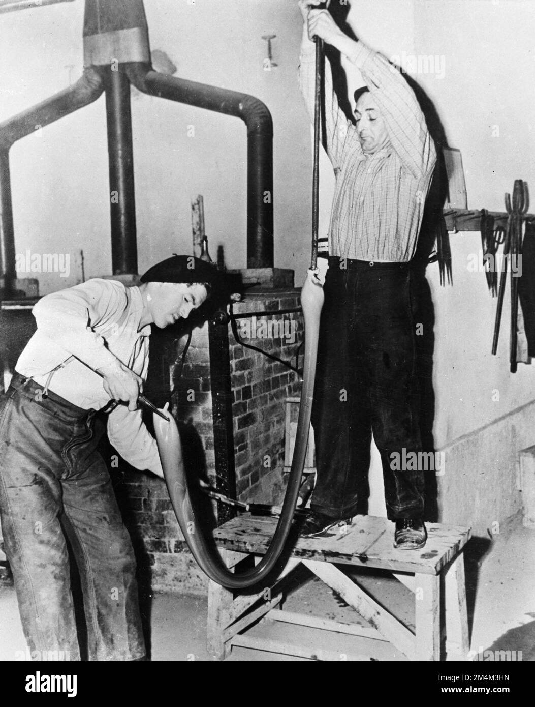 Glass Blowing Glass Rosaries Made by Czech Workders in France