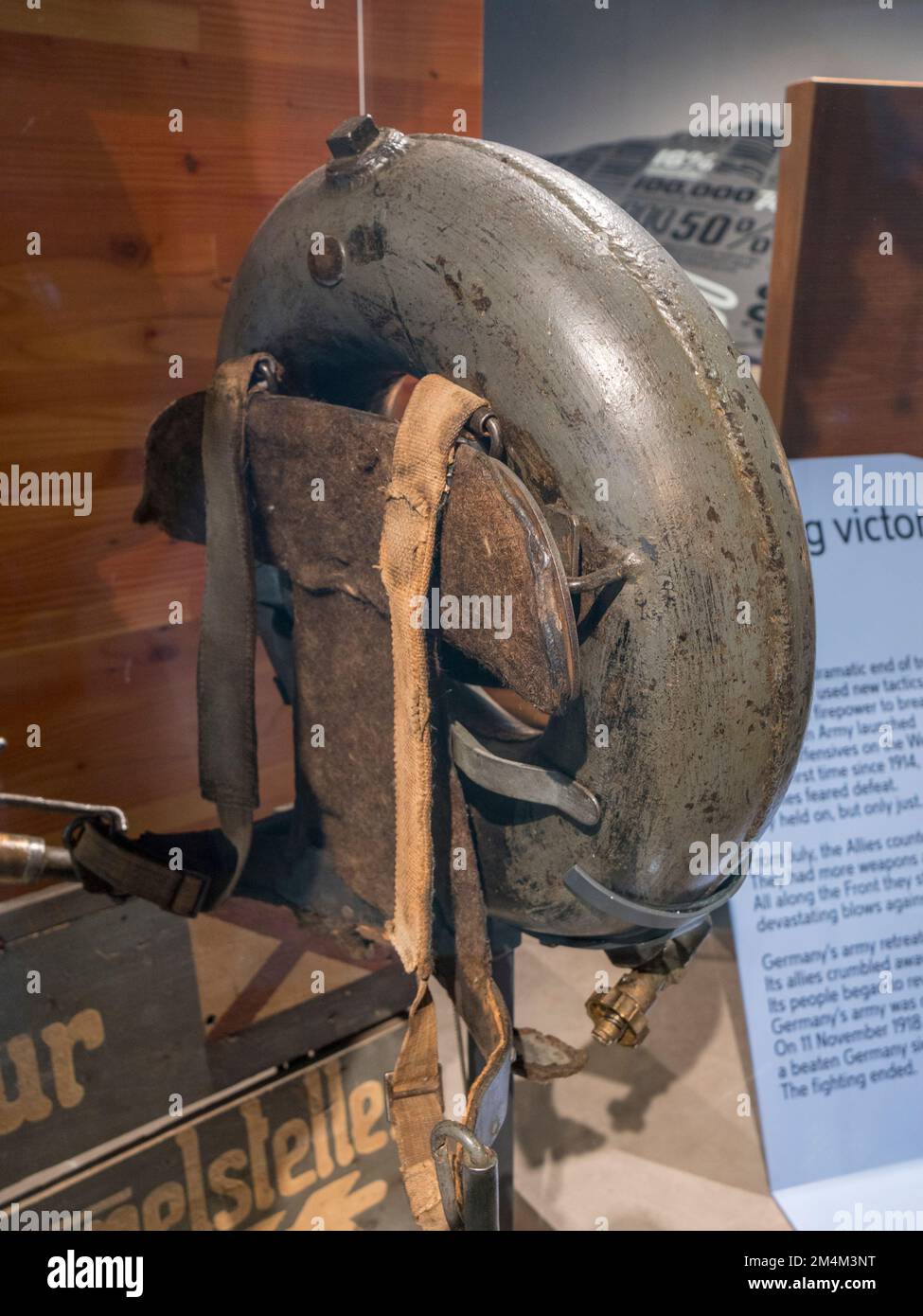 The Wex Flamethrower, a WWI German flamethrower Imperial War Museum, London, UK Stock Photo Alamy