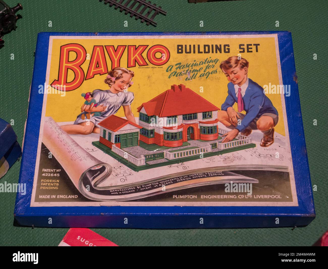 A Bayko Construction Set, a popular childrens toy launched in 1934