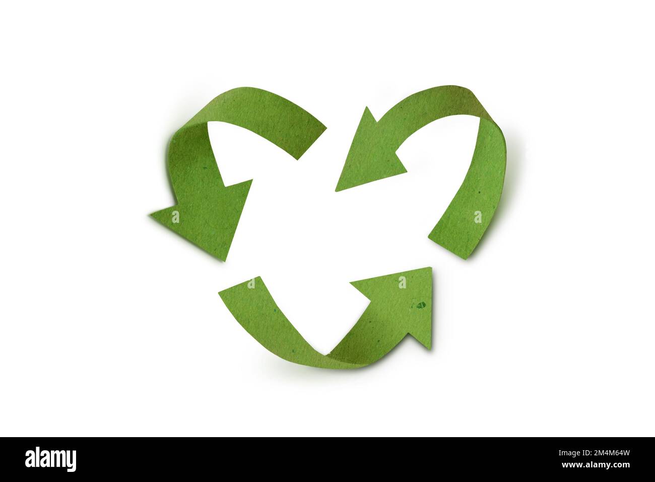 Heart shaped recycling symbol on white background Stock Photo - Alamy