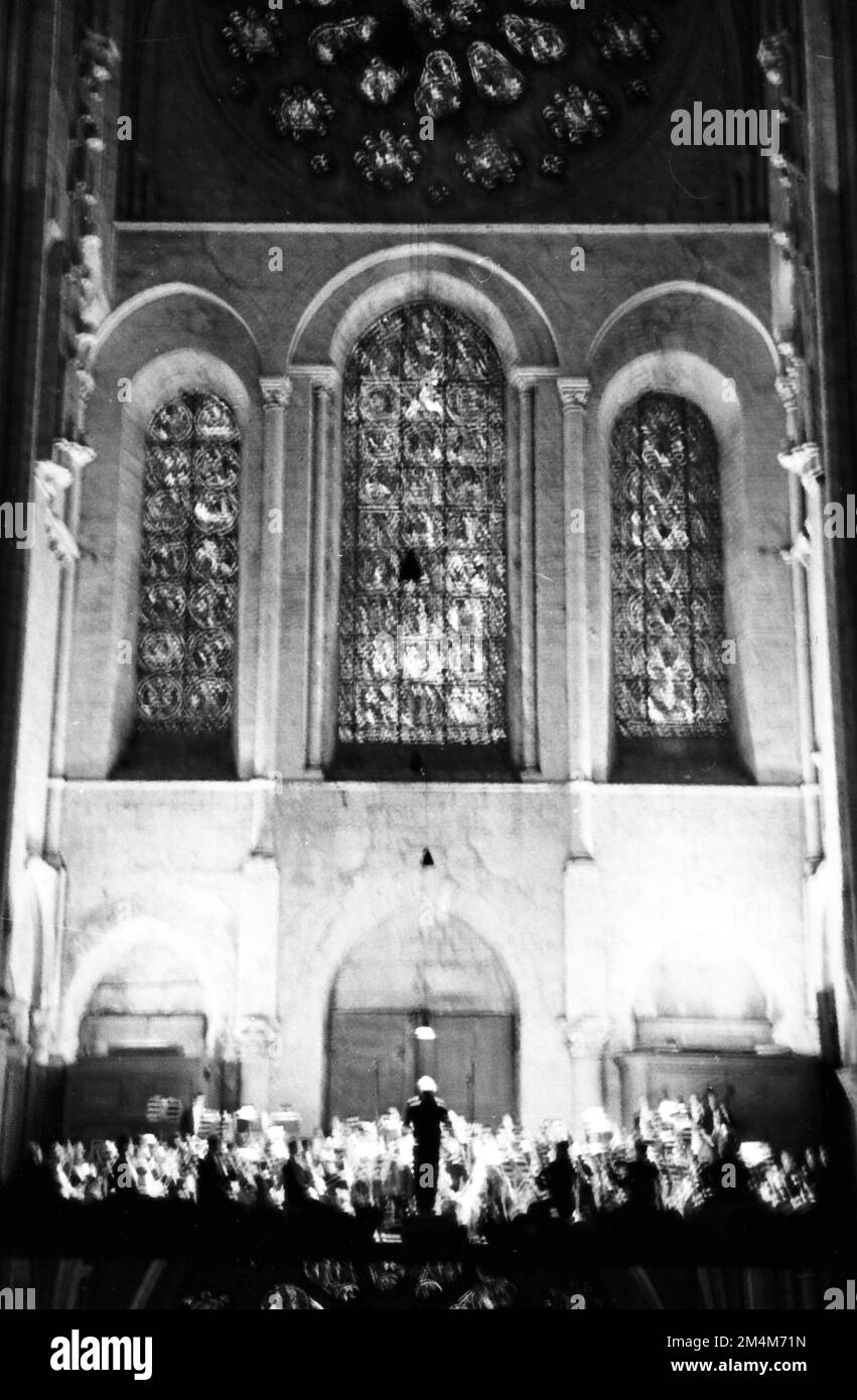 Boston Symphony Orchestra, Chartres. Photographs of Marshall Plan