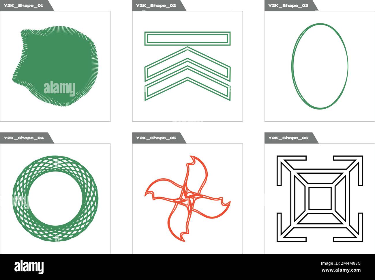Vector Graphic Assets Set. Large set of retro objects for design. Flat ...