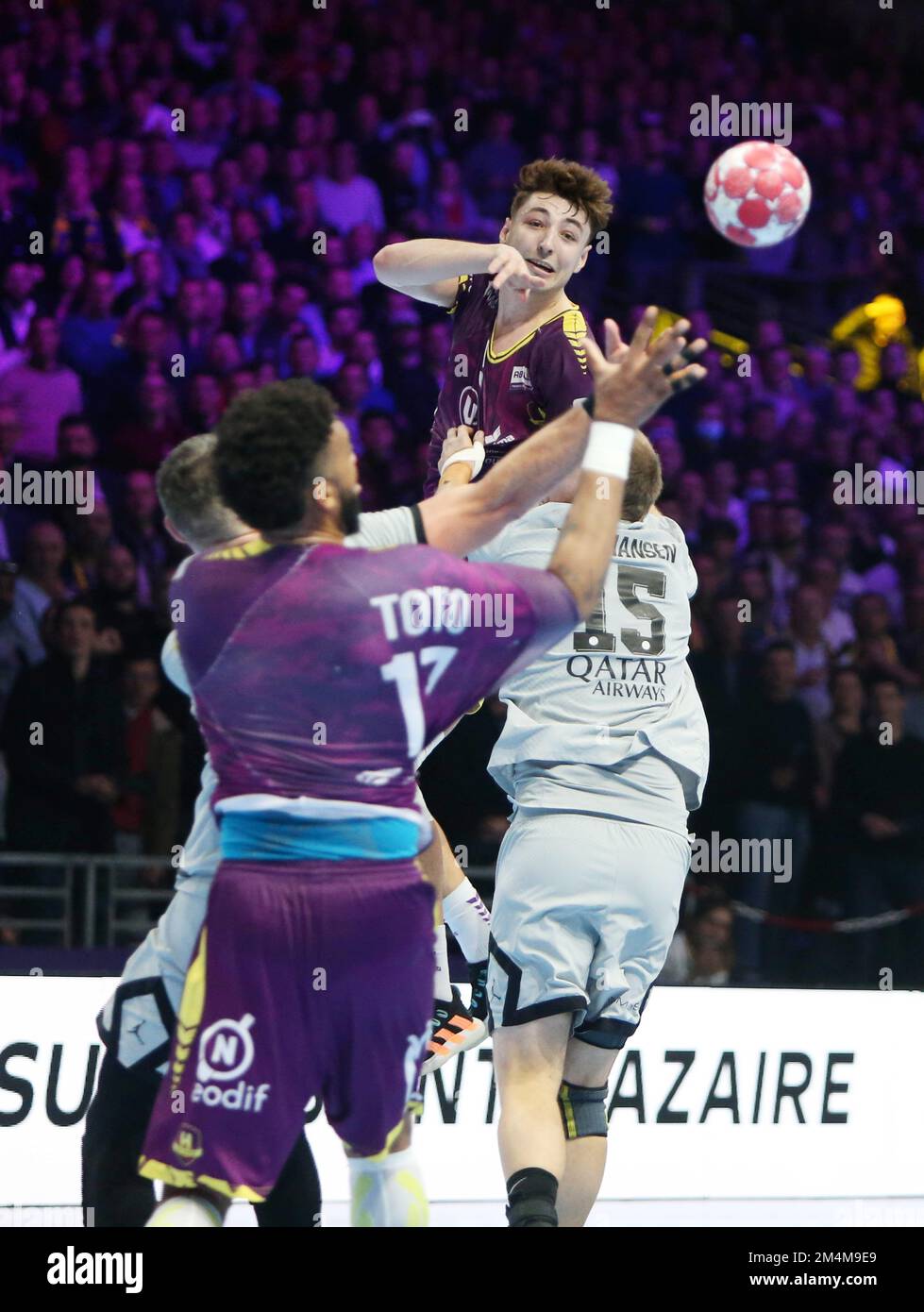 Nantes, France December 21, 2022, Thibaud Briet of HBC Nantes during