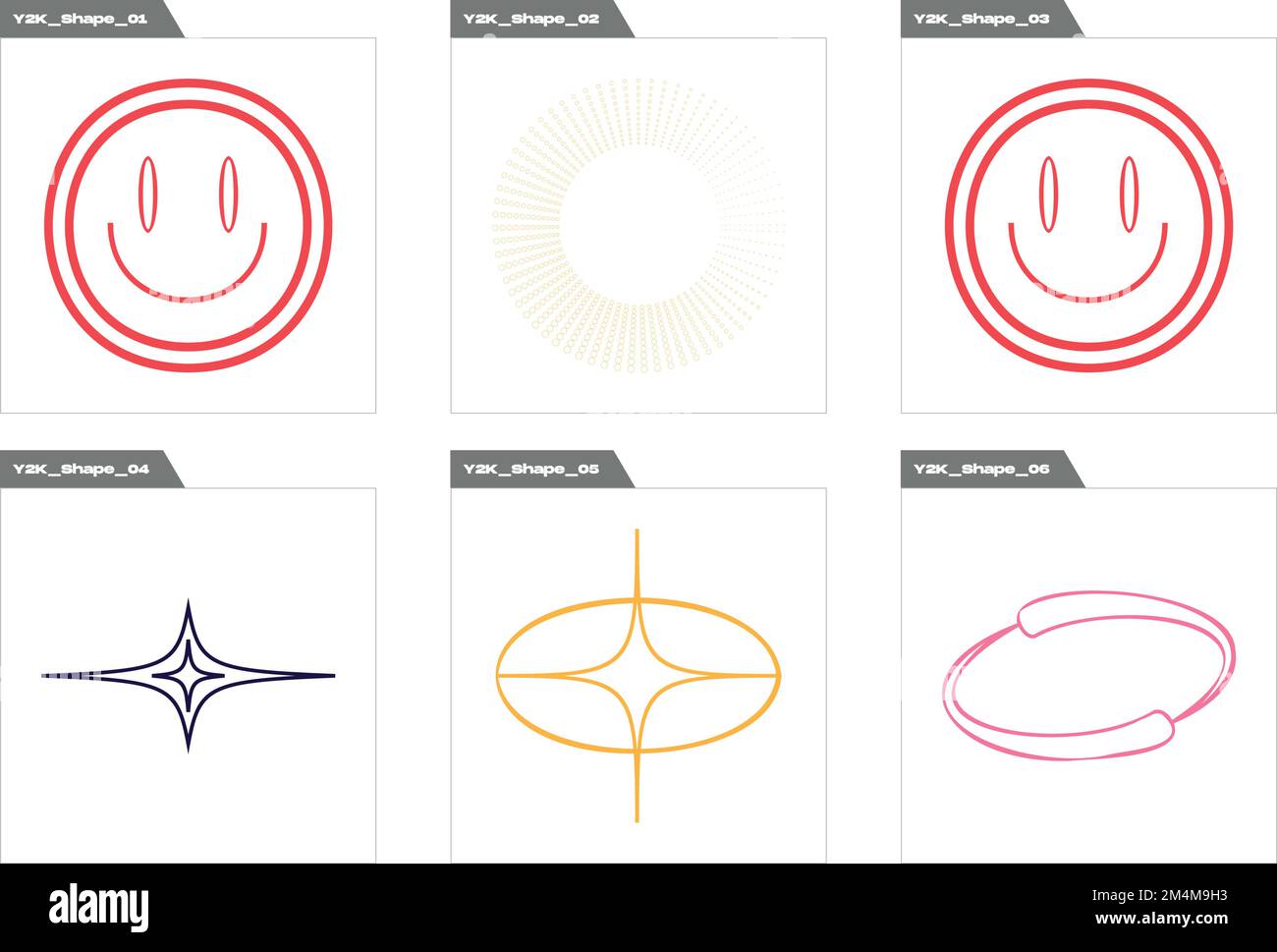 Vector Graphic Assets Set. Large set of retro objects for design ...
