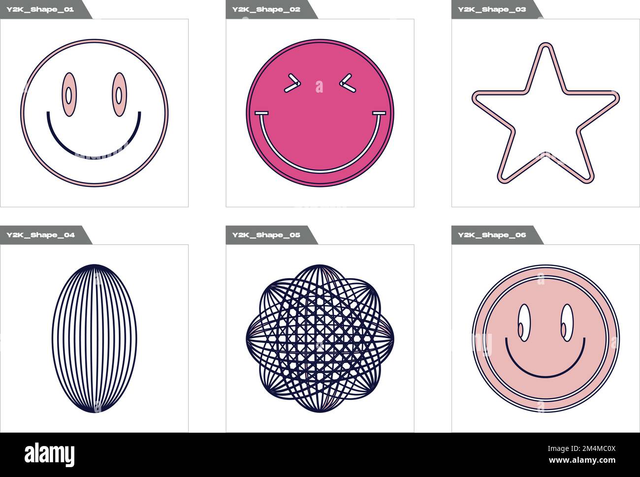 Vector Graphic Assets Set. Large set of retro objects for design ...