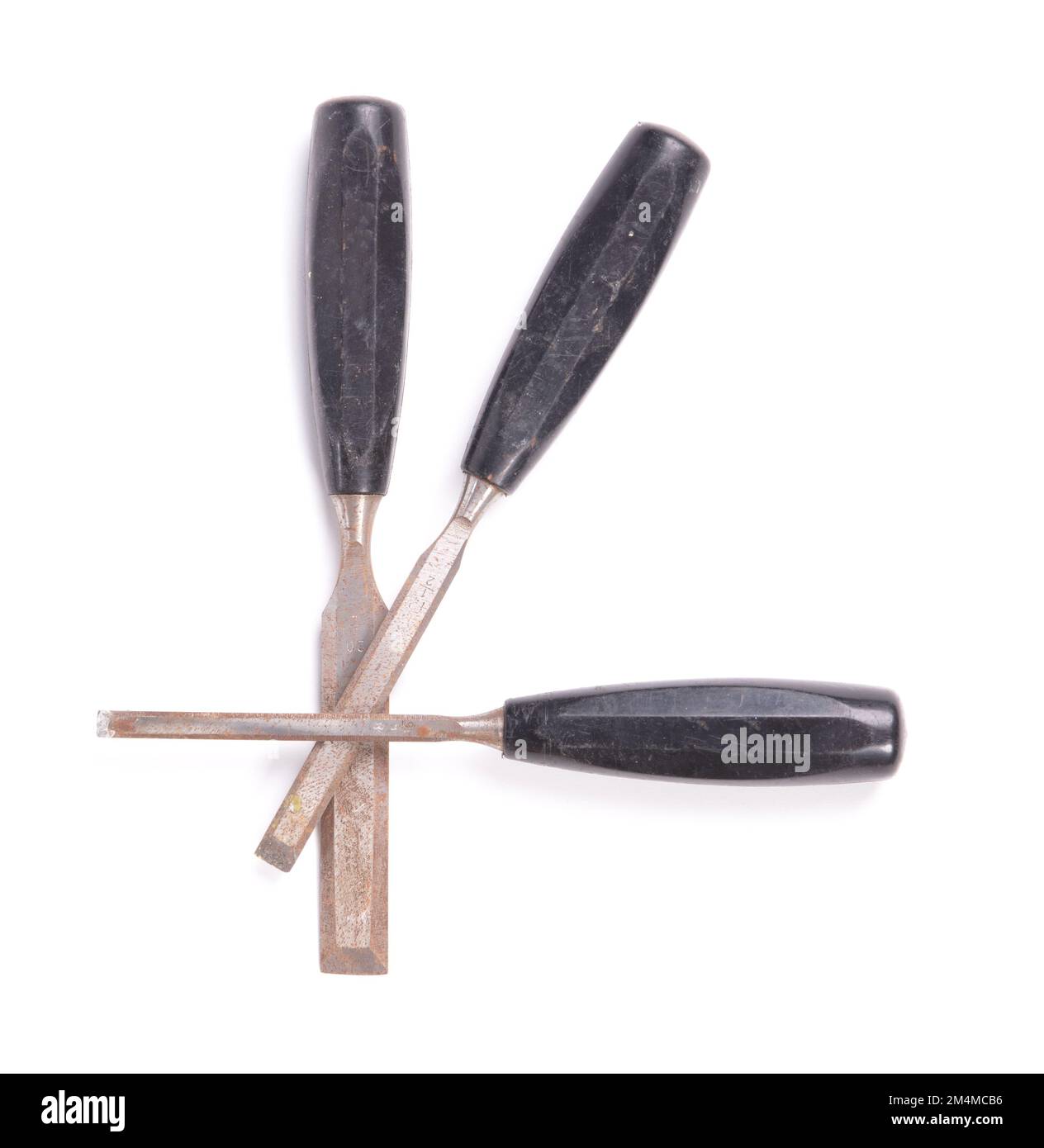 Plastic chisel isolated on a white background Stock Photo Alamy