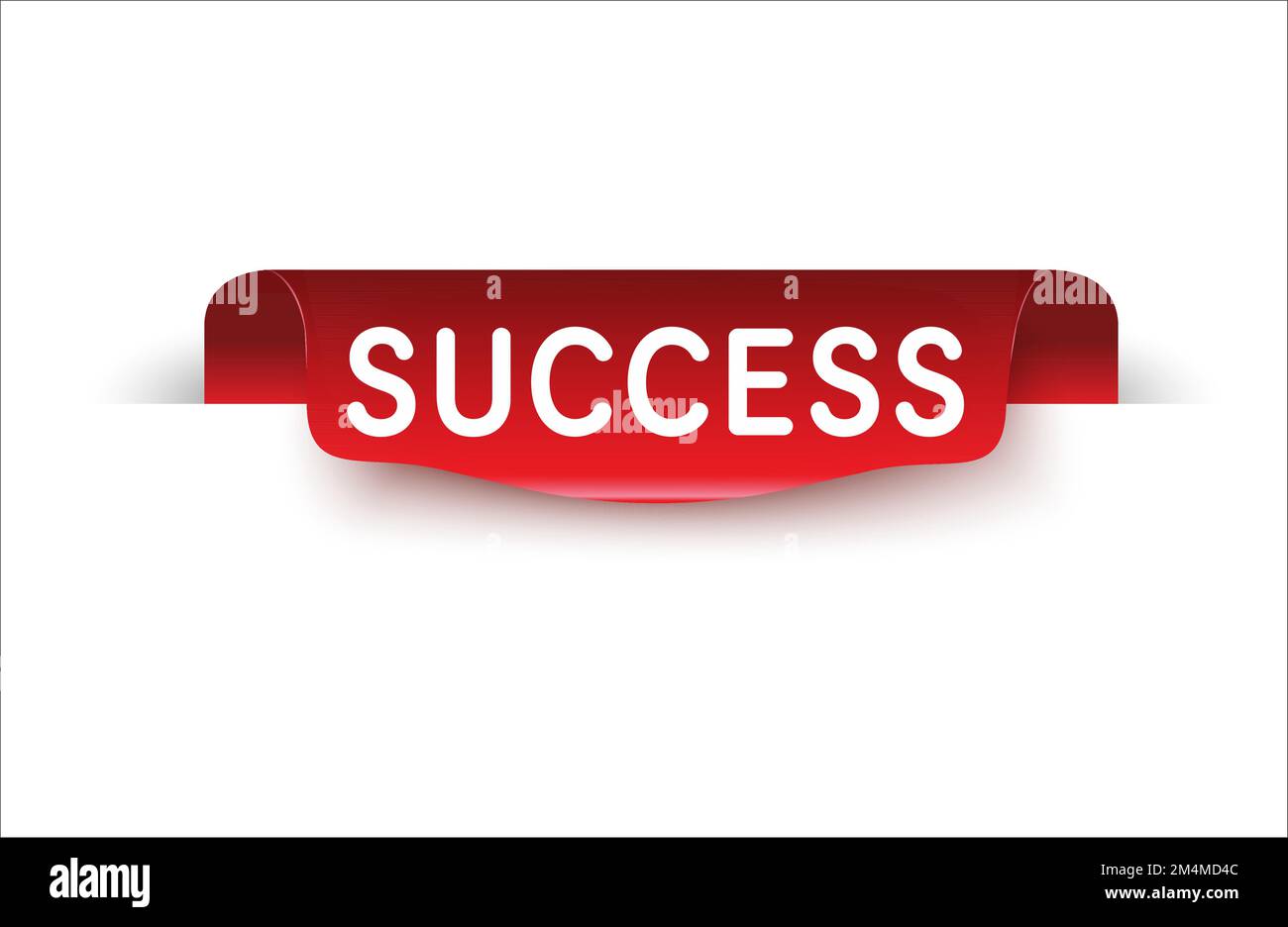 Success vector ribbon design template Stock Vector Image & Art - Alamy