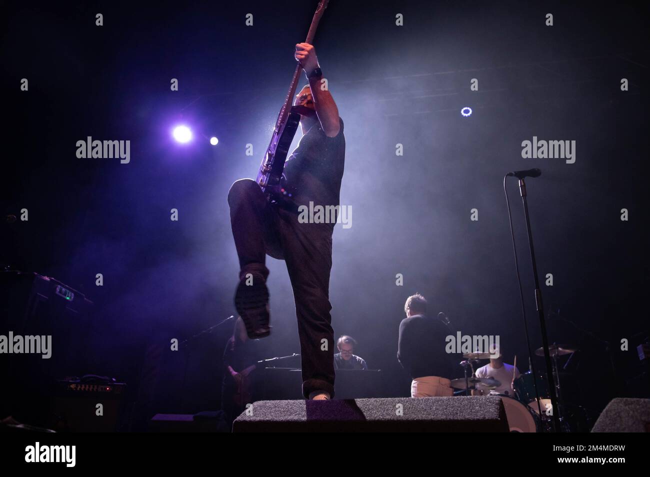 Glasgow, Scotland, 21th December 2022  Rod Jones of Idlewild performing at the 02 Academy Glasgow on the 21th December 2022 Stock Photo