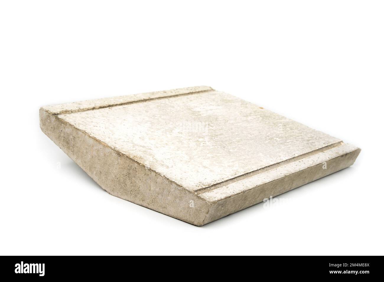 Precast Concrete Wall Cap on a white background Stock Photo Alamy