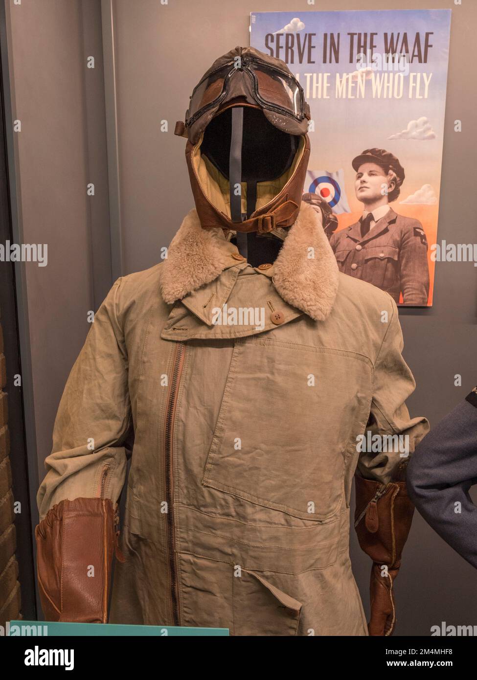 Female pilots uniform of an Air Transport Auxiliary (ATA) pilot during