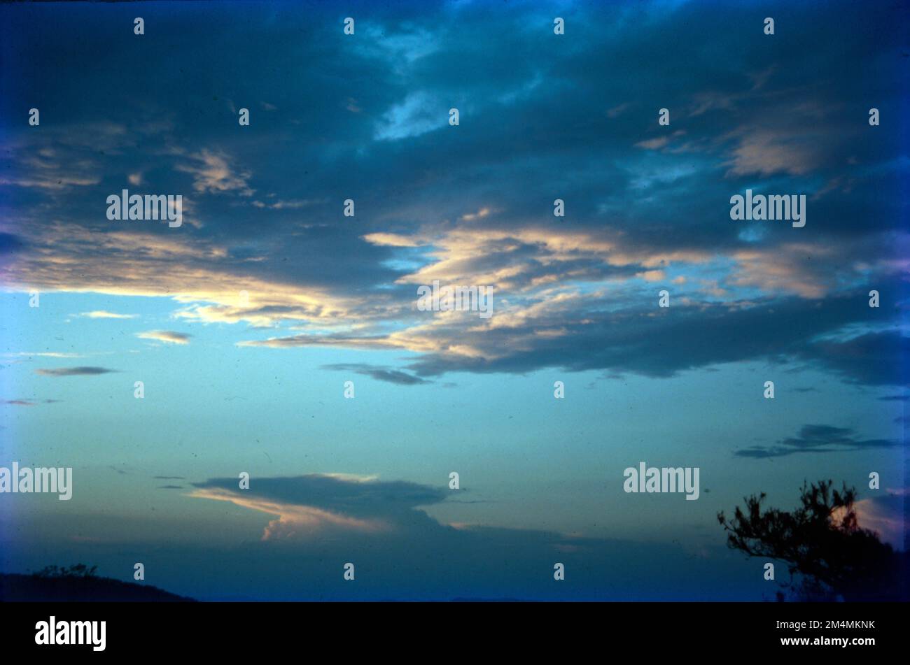 Romantic Sky, Shillong - Meghalaya Stock Photo