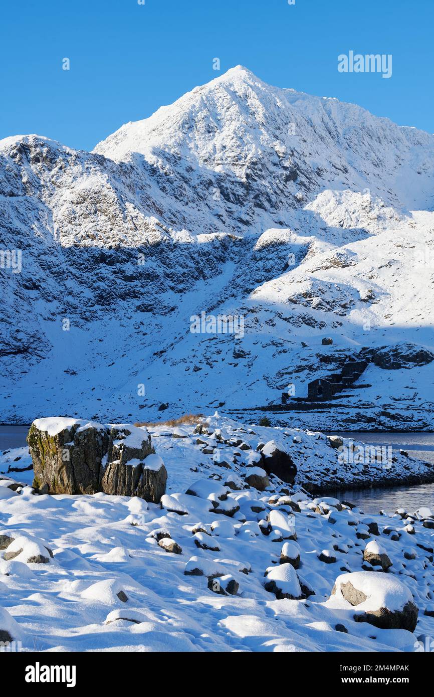 Summit of Mount Snowdon, Snowdonia, Wales Stock Photo Alamy