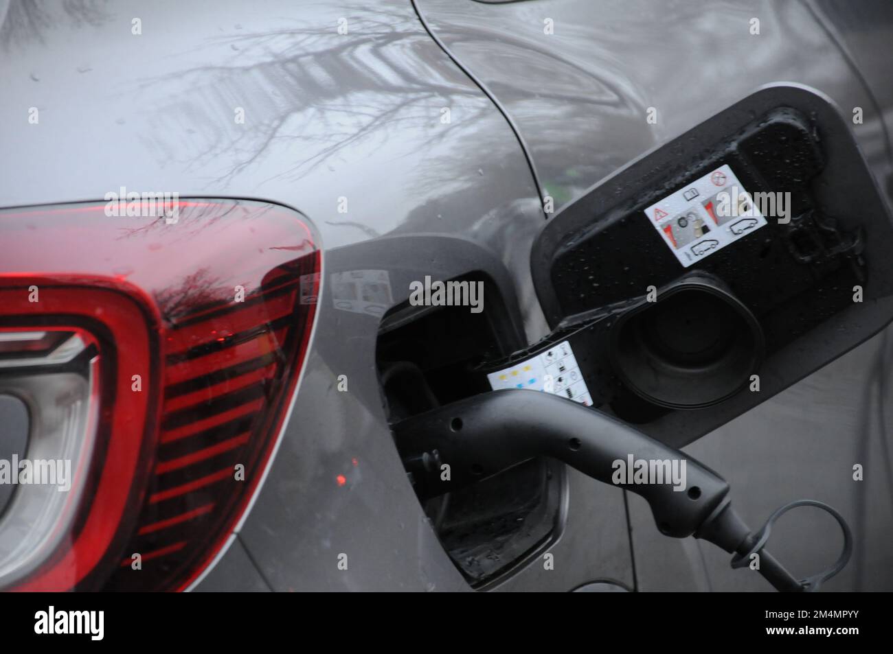 Copenhagen/Denmark/22 December 2022/Various brand electric cars are