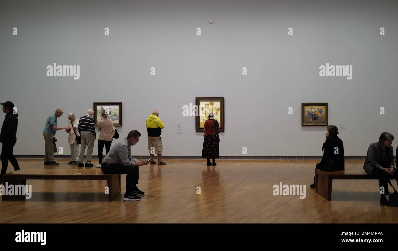 The interior of the National Gallery of Australia Stock Photo - Alamy