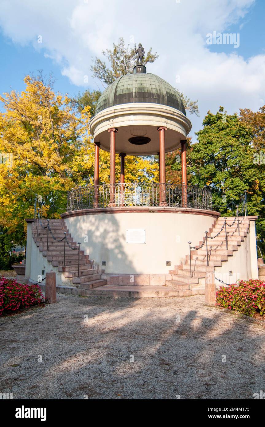 Historic Water Tower at Margaret Island, Budapest, Hungary Stock Photo