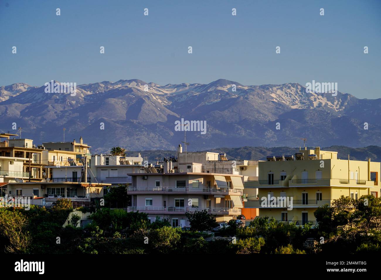 Cityscape of Chania, Crete, Greece Stock Photo