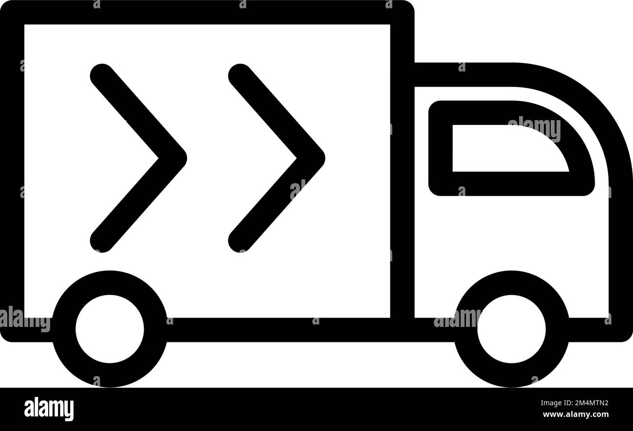 Free Delivery Illustration Line Icon Design Stock Vector Image & Art ...