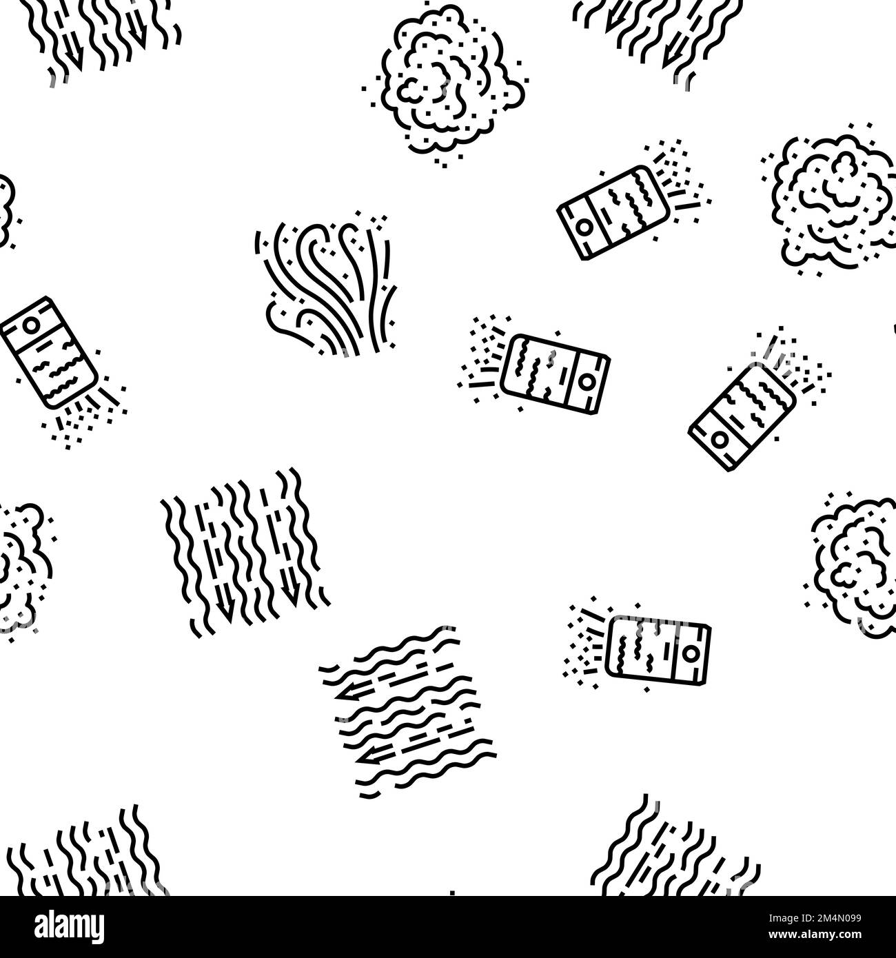 air clean fresh wind flow filter vector seamless pattern Stock Vector ...