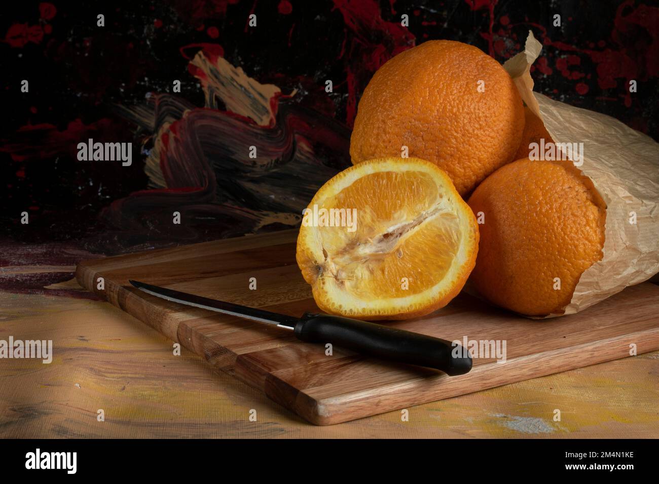 Close up food, fruit, still life of sweet oranges Stock Photo - Alamy