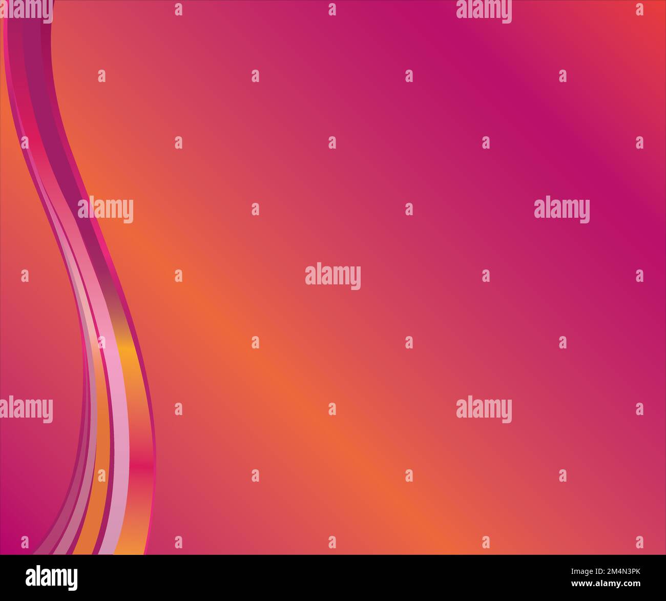 Festive orange purple gradient background with waves Stock Vector Image ...