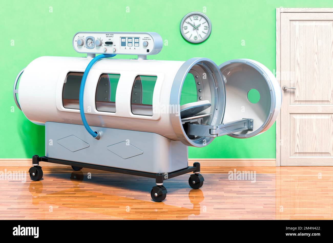 Diving chamber in room near wall, 3D rendering Stock Photo Alamy