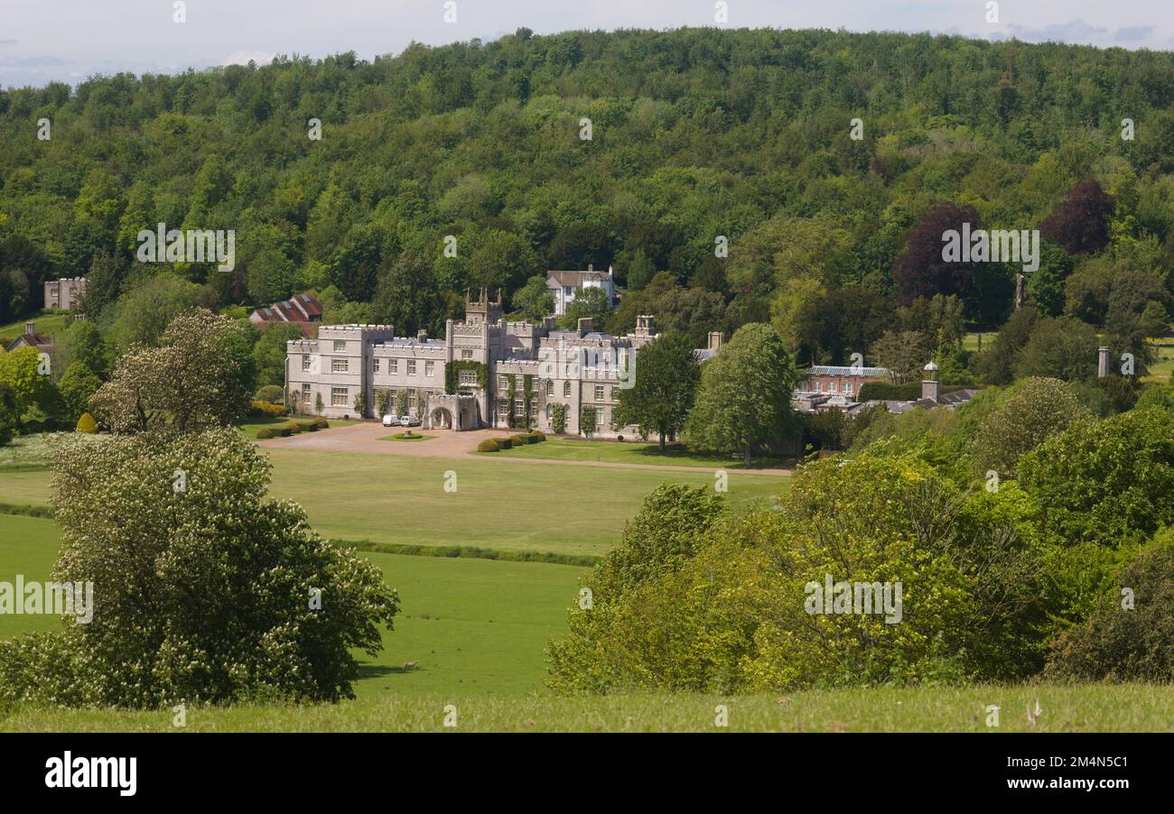 West Dean college and West Dean gardens near Chichester Sussex England