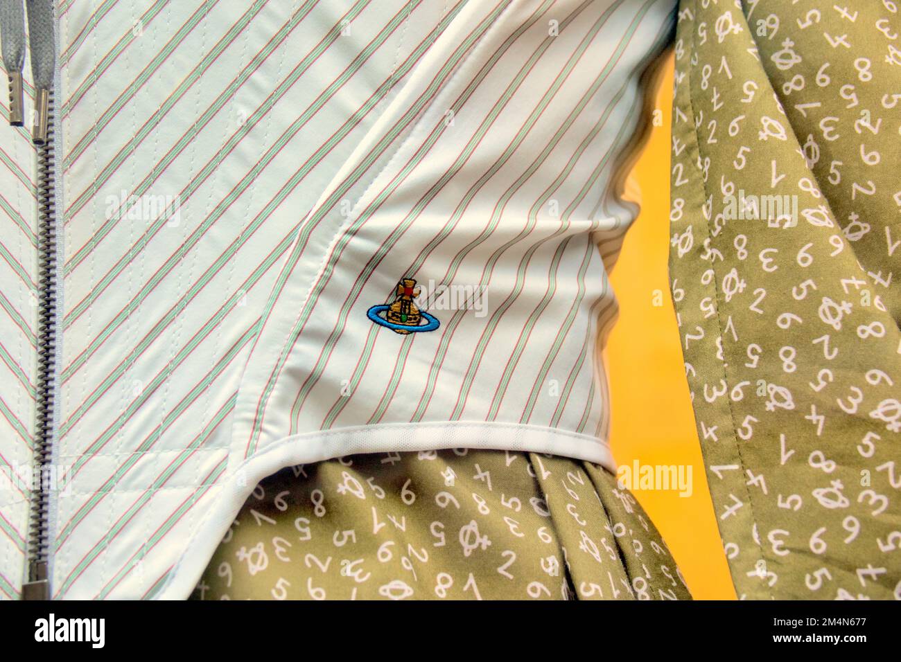 Vivienne Westwood designs iconic fashion Glasgow, Scotland, UK Stock Photo