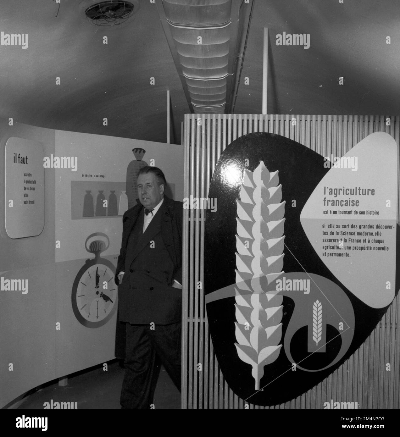 Inauguration of Agric. Train Exhibit, Gare St. Lazare April 2, 1951