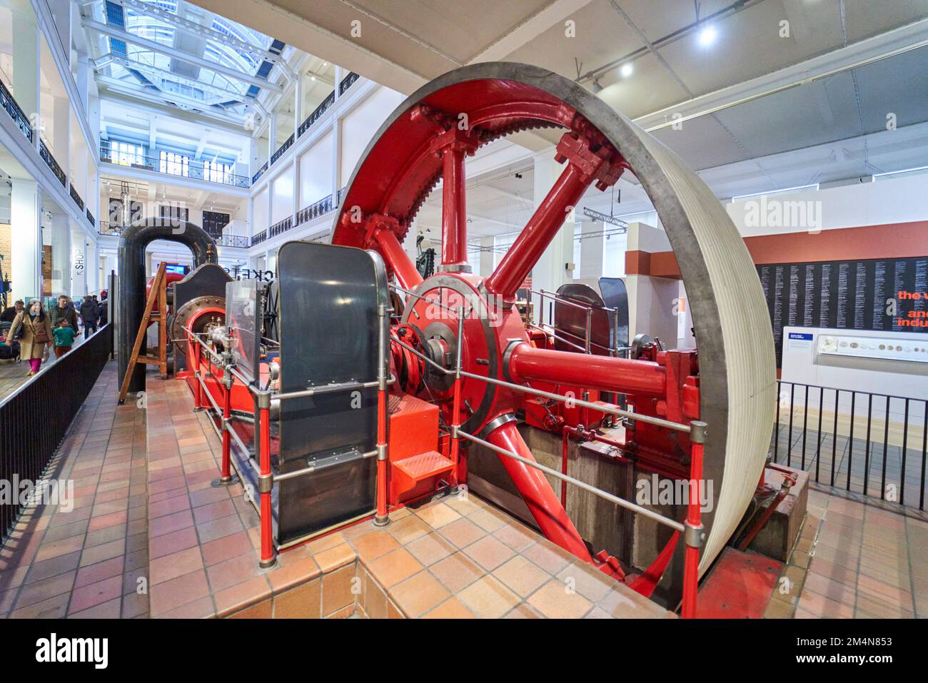 Mill Engine by Burnley Ironworks Company Stock Photo Alamy
