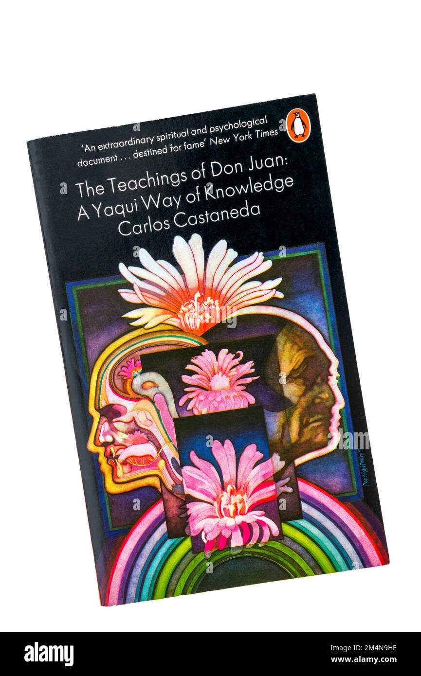 A paperback copy of The Teachings of Don Juan: A Yaqui Way of Knowledge by Carlos Castaneda.  First published in 1968. Stock Photo