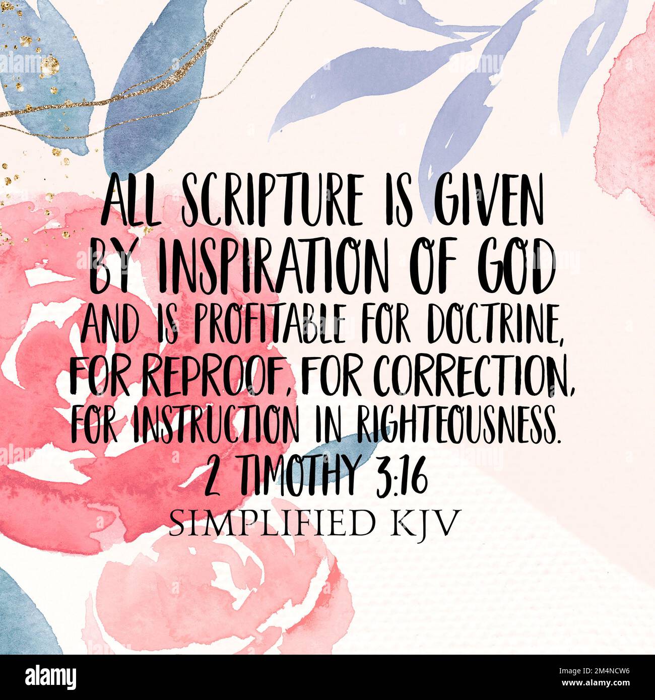 2 timothy 3 16 all scripture is given by inspiration of god and is